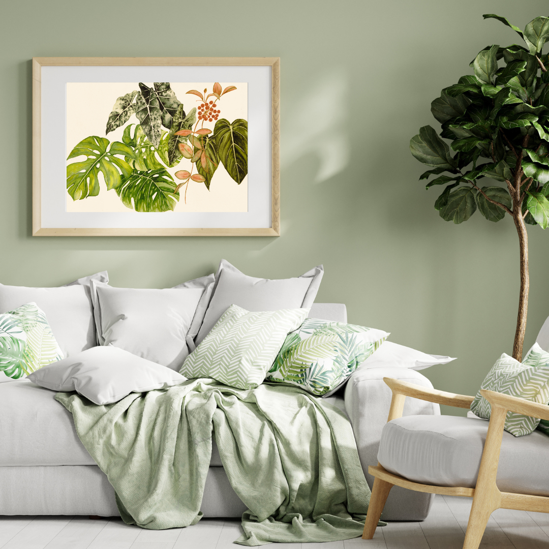 Wild Green Print