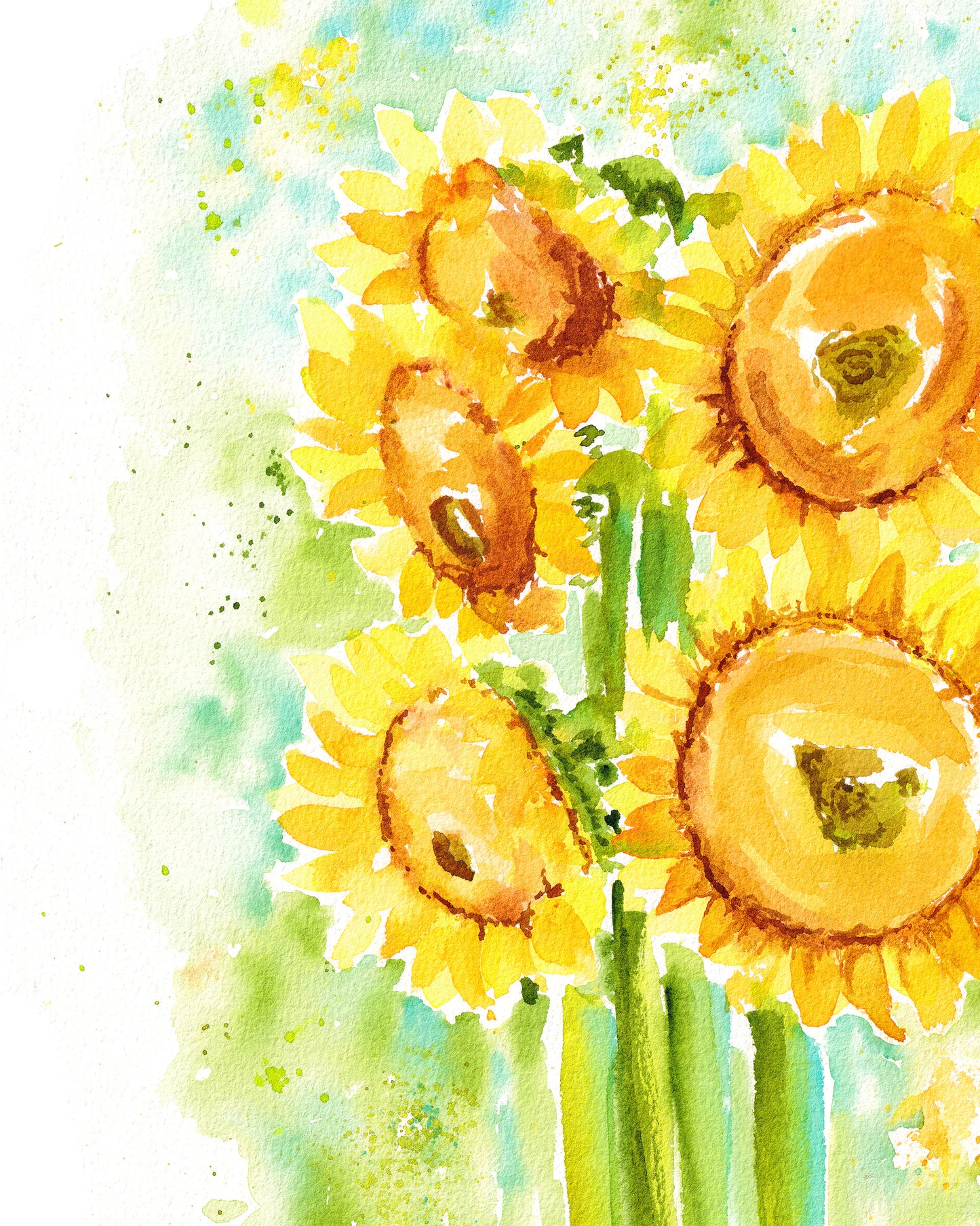 Sunlit Blooms Print