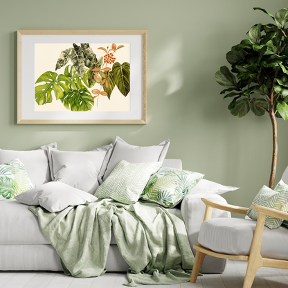 Wild Green Print