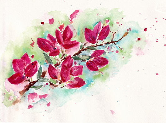 Bougainvillea Print