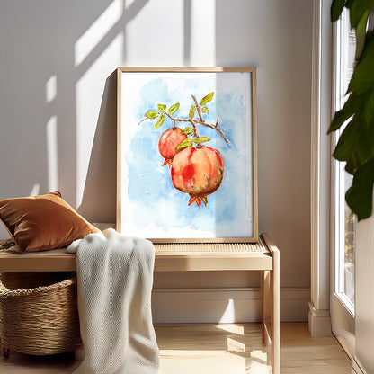 Autumn Pomegranates Prints